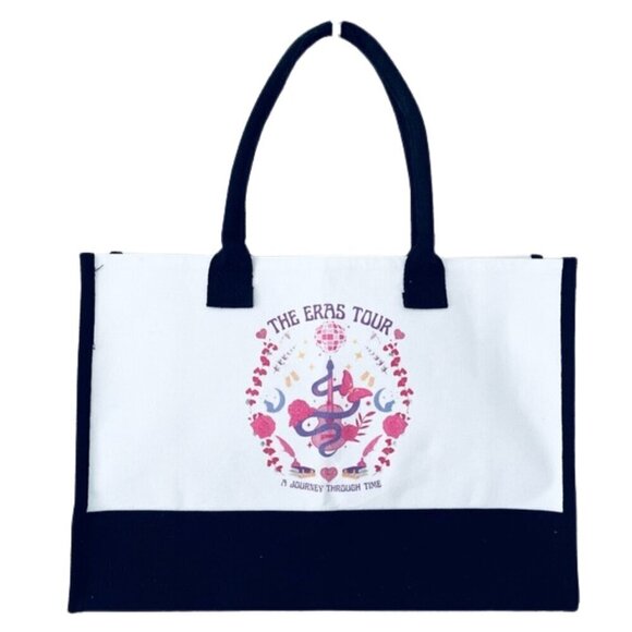 Music Era-Inspired Canvas Tote – “The Eras Tour” Vibes - Picture 1 of 7